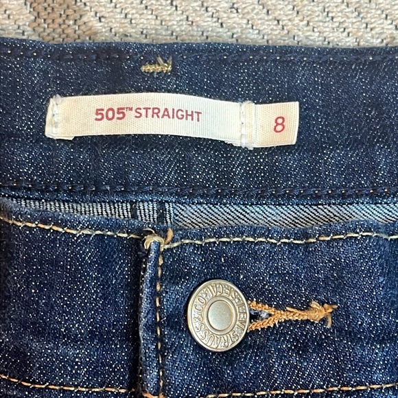 Women’s Levi’s 505 Straight Leg blue jeans - Picture 12 of 17